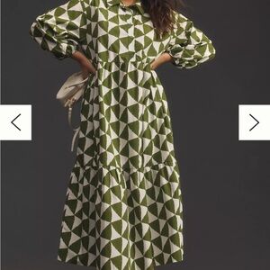 The Bettina Tiered Shirt Dress by Maeve